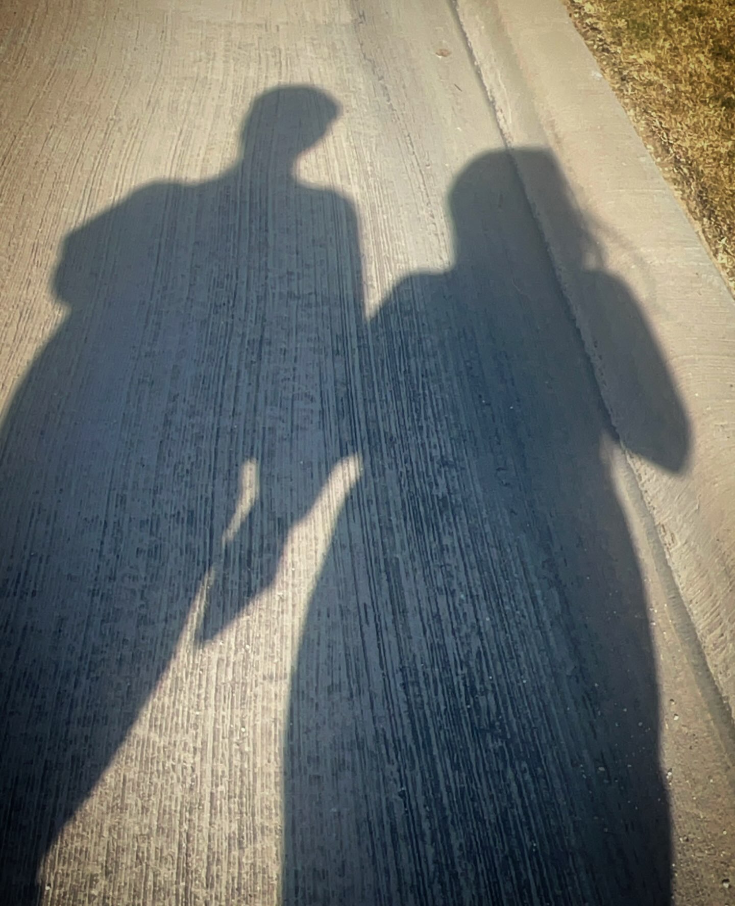 Walking with my dad. So thankful to have him, though he’s not the same, but neither I am I, I guess. We walk alongside one another and I remember, all any of us have is right now.